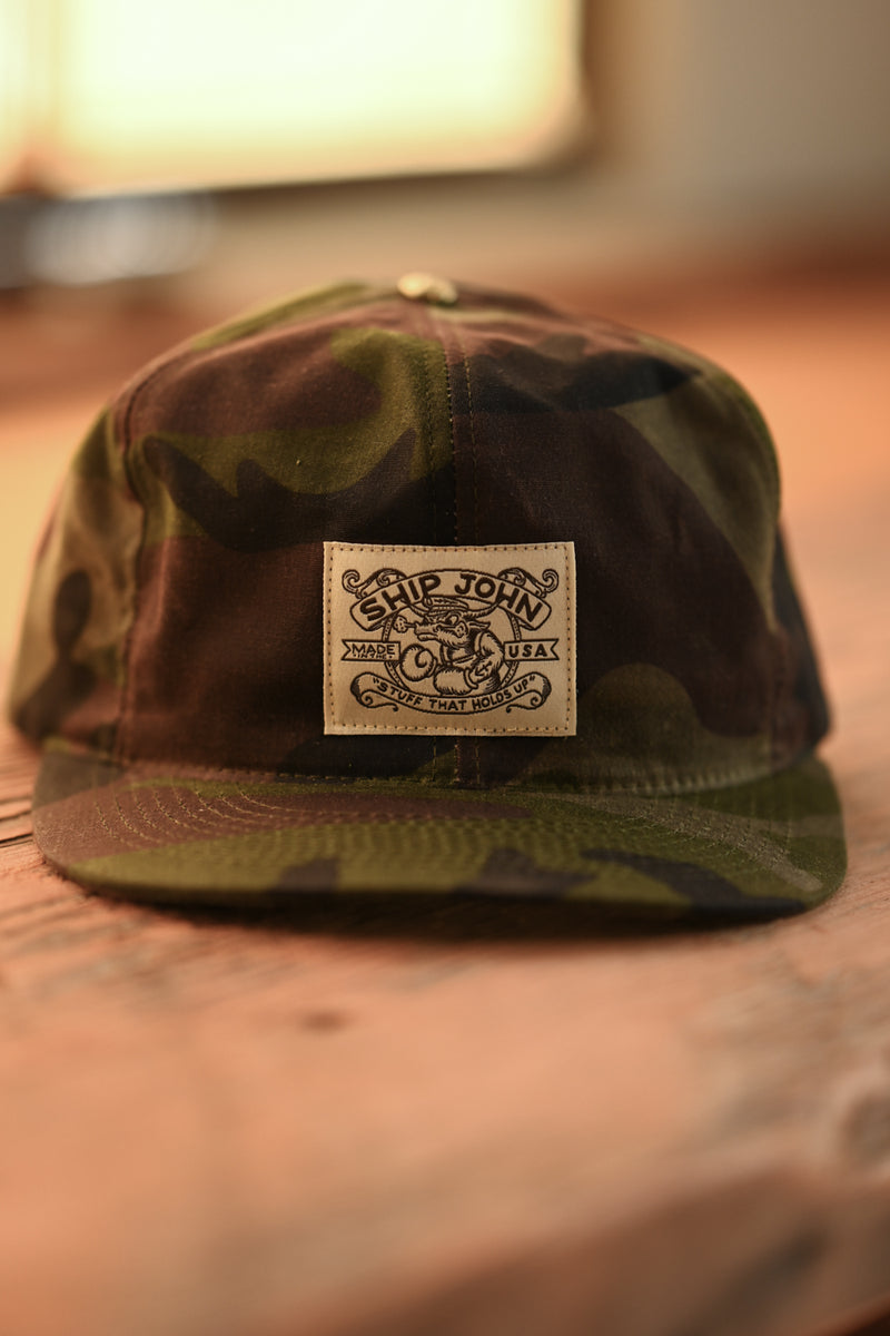 帽子 SHIP JOHN waxed wils hat black Waxed Wills Hat - Woodland Camo – Ship John