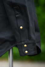 Townes Western Shirt - Black/Black 11oz Japanese Denim