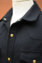 Townes Western Shirt -  Sashiko-Ori - Black **PRE-ORDER DEPOSIT**