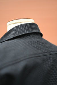 Townes Western Shirt -  Sashiko-Ori - Black **PRE-ORDER DEPOSIT**