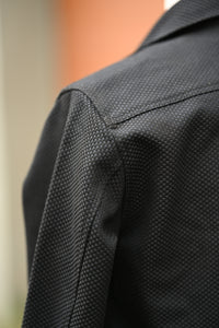 Townes Western Shirt -  Sashiko-Ori - Black **PRE-ORDER DEPOSIT**