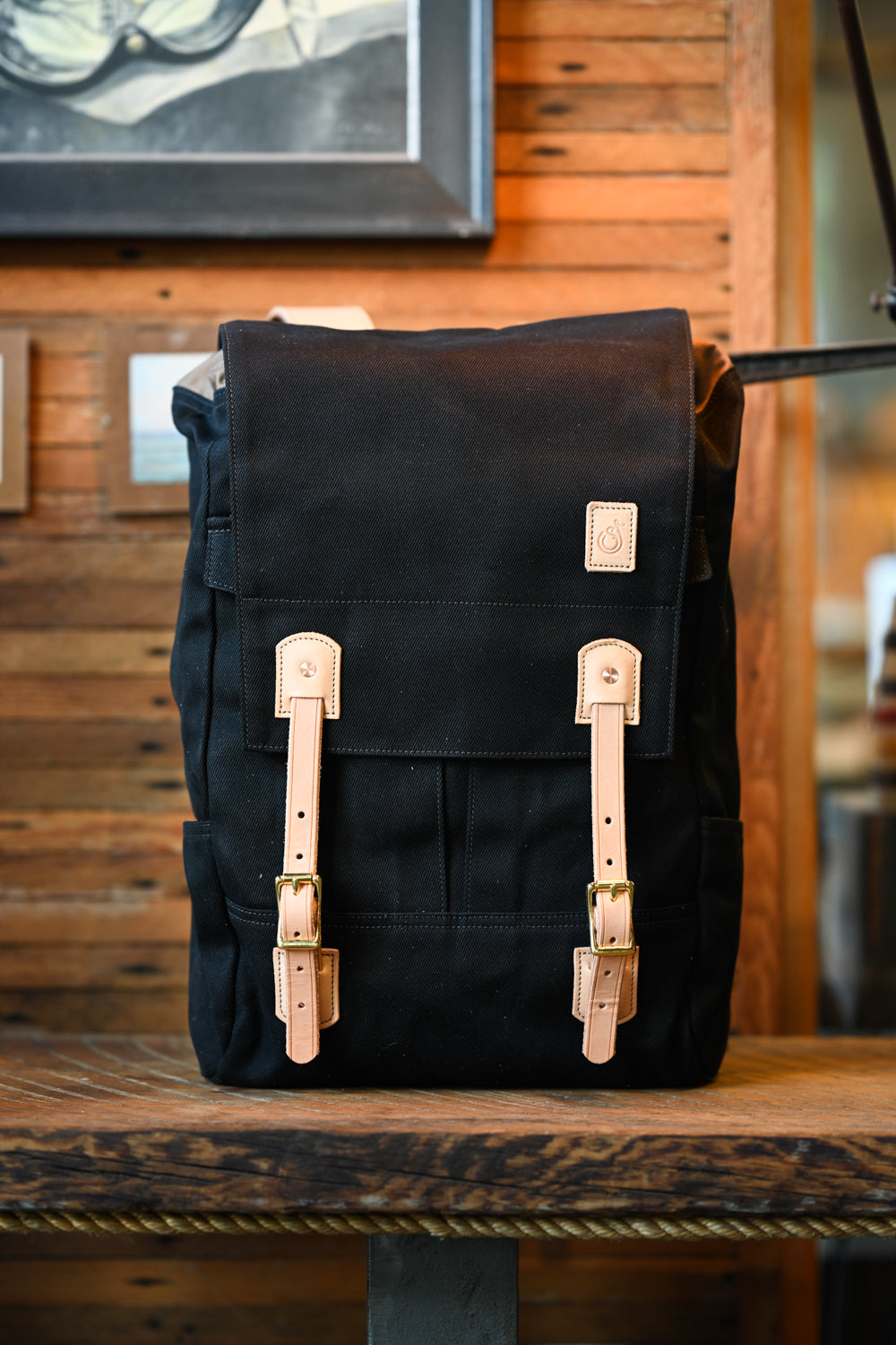 Waylon Pack - Black Waxed Twill