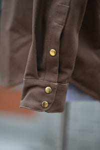 **SECONDS** Townes Shirt - Brown Canvas