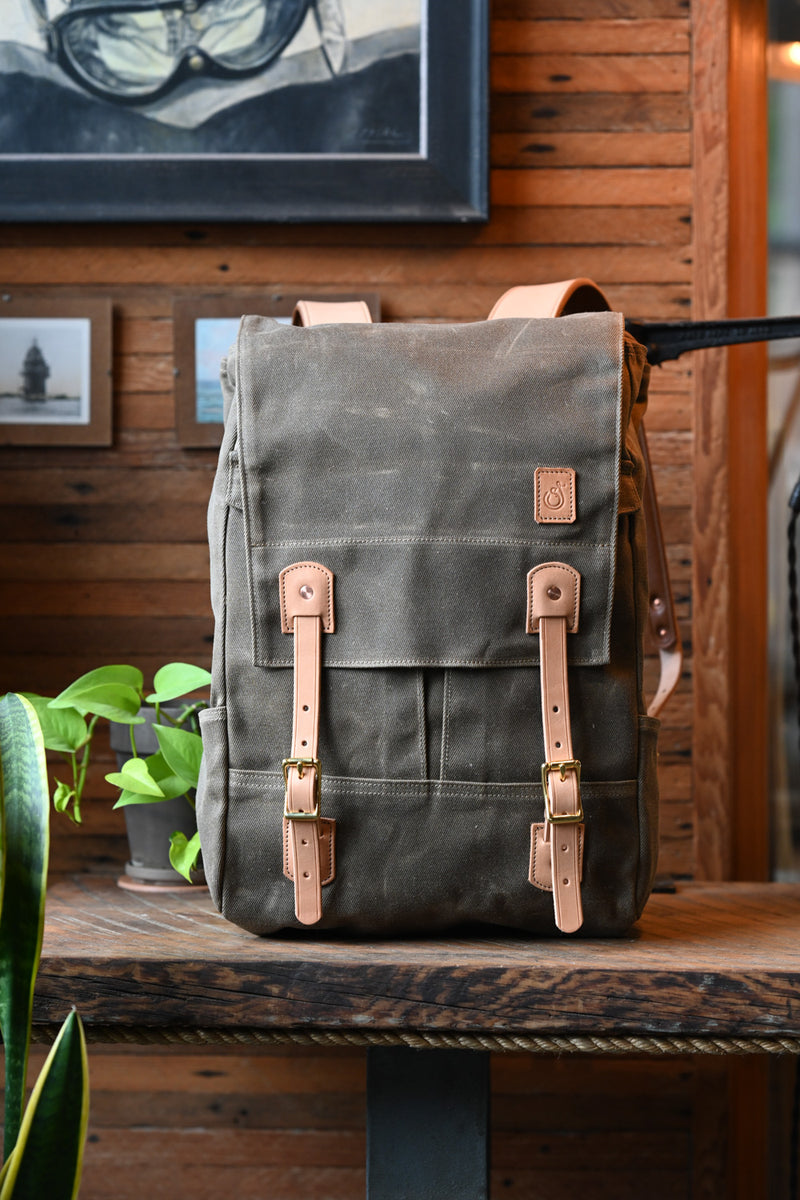 Waylon Pack - Tan Waxed Twill