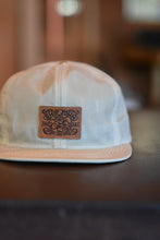 Waxed Wills Hat - Bone - Leather Patch