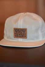 Waxed Wills Hat - Bone - Leather Patch