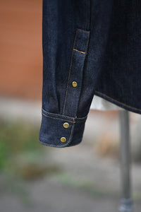 Townes Western Shirt - Indigo Selvedge Denim
