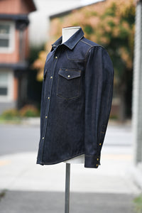 Townes Western Shirt - Indigo Selvedge Denim