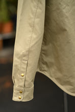 Townes Western Shirt -  Tan 11oz Dry Wax Cotton Canvas