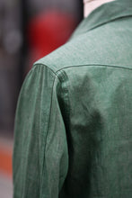 Patton Shirt - Kelly Green Japanese Denim
