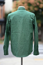 Patton Shirt - Kelly Green Japanese Denim