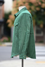 Patton Shirt - Kelly Green Japanese Denim