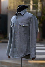 Townes Western Shirt - 12oz Japanese Hickory Stripe Denim