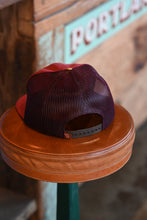 Trucker Hat - Maroon Corduroy - Mesh Back