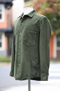 Jerry Shirt - Olive Moleskin