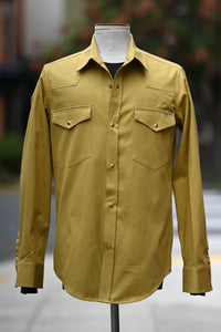 Patton Shirt - Mustard Organic Twill