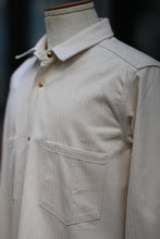 Jerry Shirt - Long Sleeve - Natural Herringbone Twill