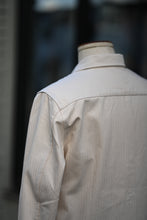 Jerry Shirt - Long Sleeve - Natural Herringbone Twill