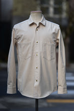 Jerry Shirt - Long Sleeve - Natural Herringbone Twill