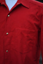 Jerry Shirt - Heirloom Red Moleskin