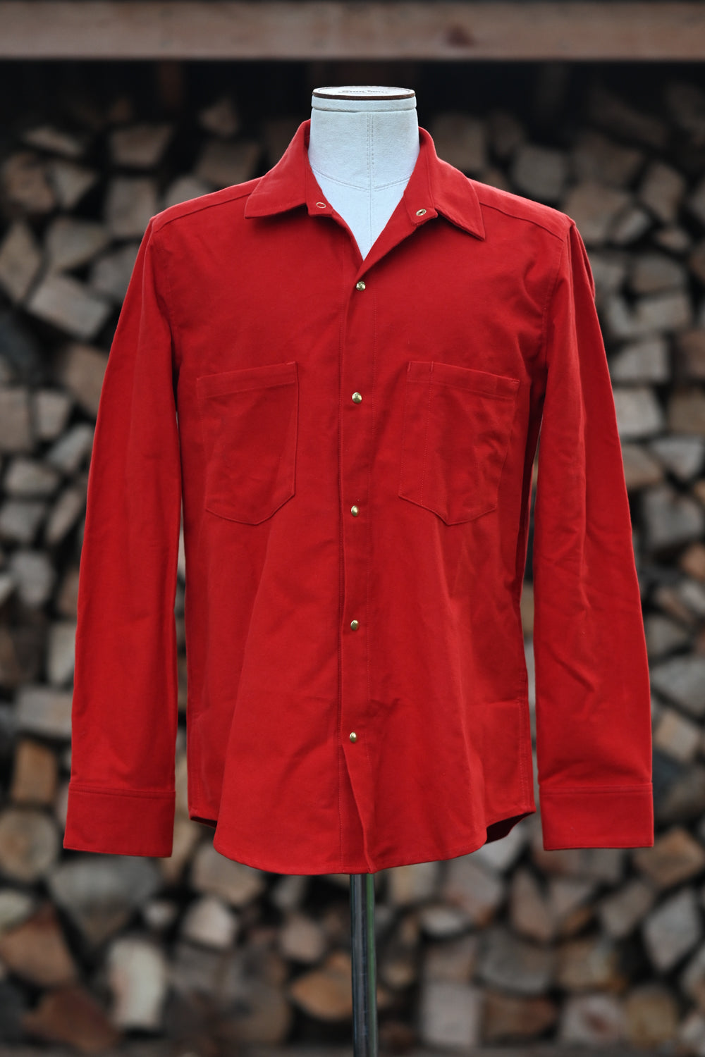 Jerry Shirt - Heirloom Red Moleskin