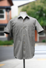 Jerry Shirt - Short Sleeve - Sage Cotton Twill