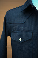 Townes Western Shirt 16oz Indigo Sashiko Ori IN STOCK