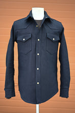 Townes Western Shirt 16oz Indigo Sashiko Ori IN STOCK