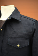 Townes Western Shirt 16oz Indigo Sashiko Ori IN STOCK