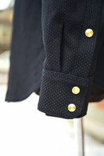 Townes Western Shirt 16oz Indigo Sashiko Ori IN STOCK
