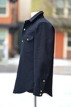 Townes Western Shirt 16oz Indigo Sashiko Ori IN STOCK