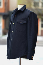 Townes Western Shirt 16oz Indigo Sashiko Ori IN STOCK