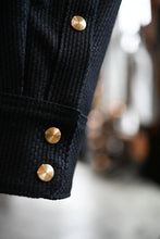 Townes Western Shirt 16oz Indigo Sashiko Ori IN STOCK