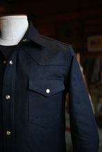 Townes Western Shirt 16oz Indigo Sashiko Ori IN STOCK