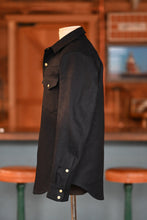 Townes Western Shirt 16oz Indigo Sashiko Ori IN STOCK