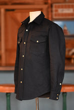 Townes Western Shirt 16oz Indigo Sashiko Ori IN STOCK