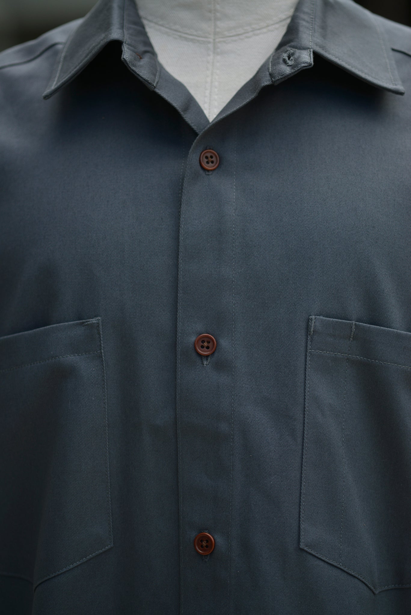 Jerry Shirt - Charcoal Organic Twill – Ship John