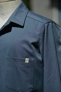 Jerry Shirt Long Sleeve - Slate Blue Twill